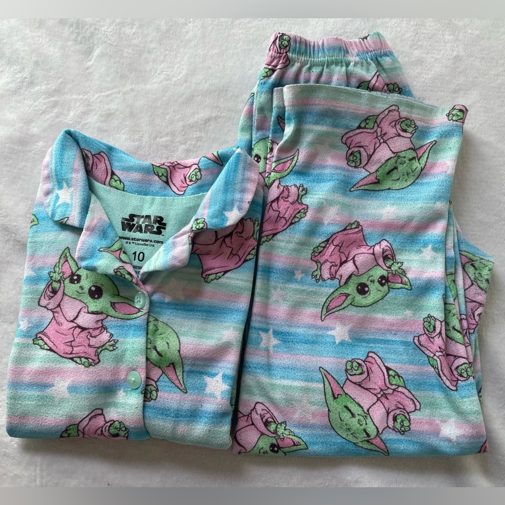 Star Wars Kids Pajamas - Blue and Pink